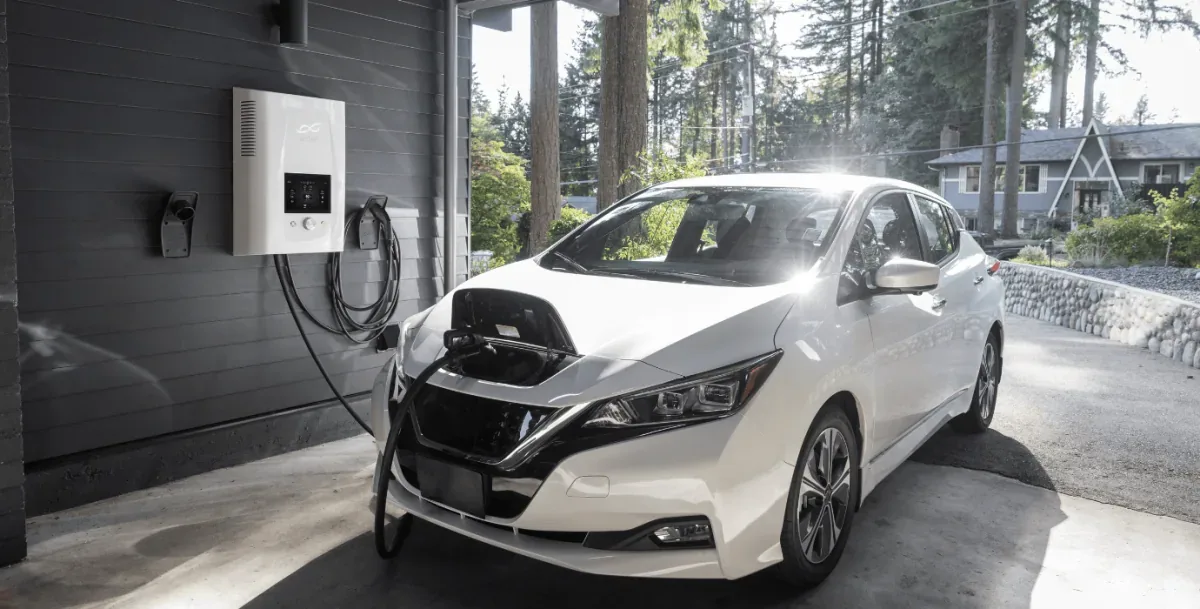 Borne de recharge IRVE à Saint-Denis